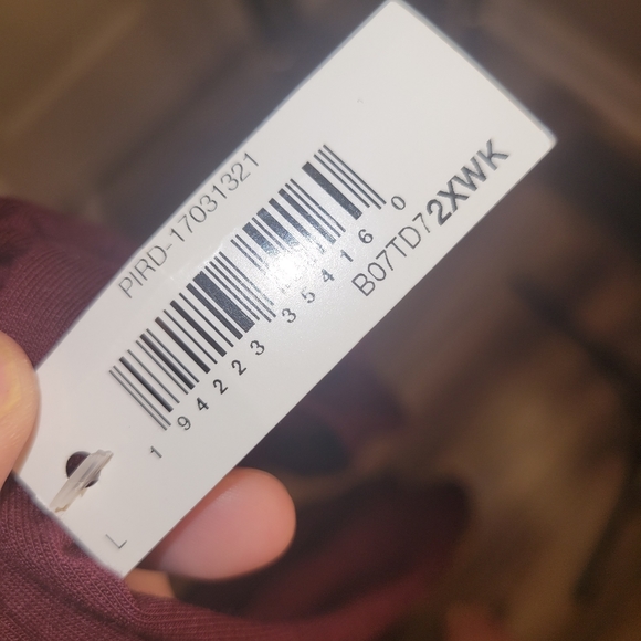 NWT Burgundy Long Sleep Tshirt - Picture 7 of 9